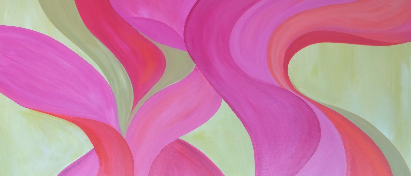 Paintings collection preview showing colorful oil and acrylic artworks